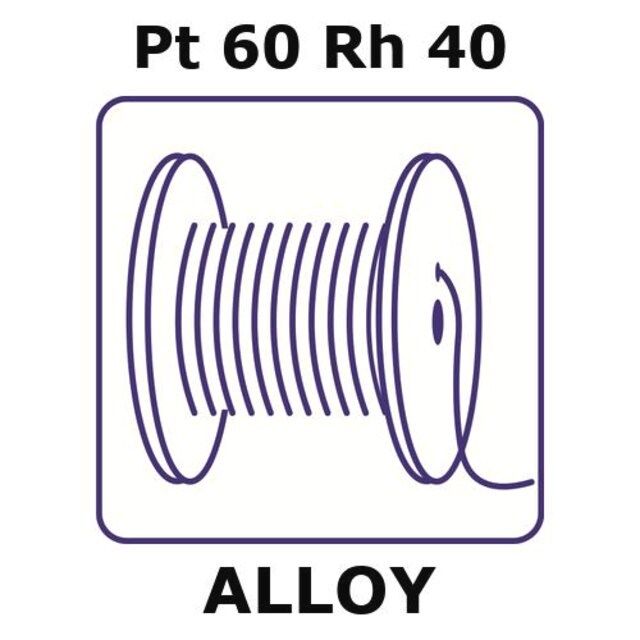 Platinum-rhodium alloy, Pt60Rh40