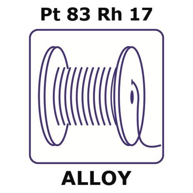 Platinum-rhodium alloy, Pt83Rh17