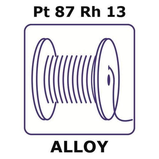 Platinum-rhodium alloy, Pt87Rh13