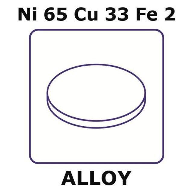 Monel<sup>®</sup> alloy 400, Ni65Cu33Fe2