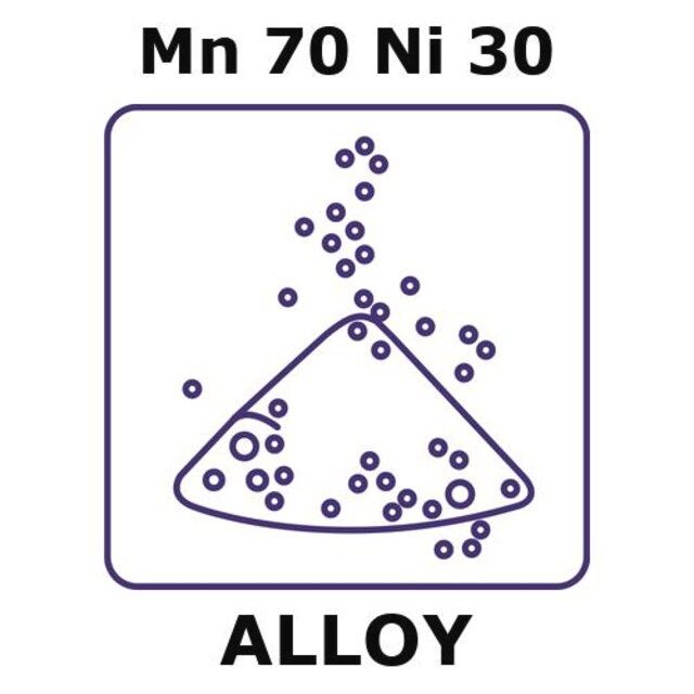 Manganese-nickel alloy, Mn70Ni30