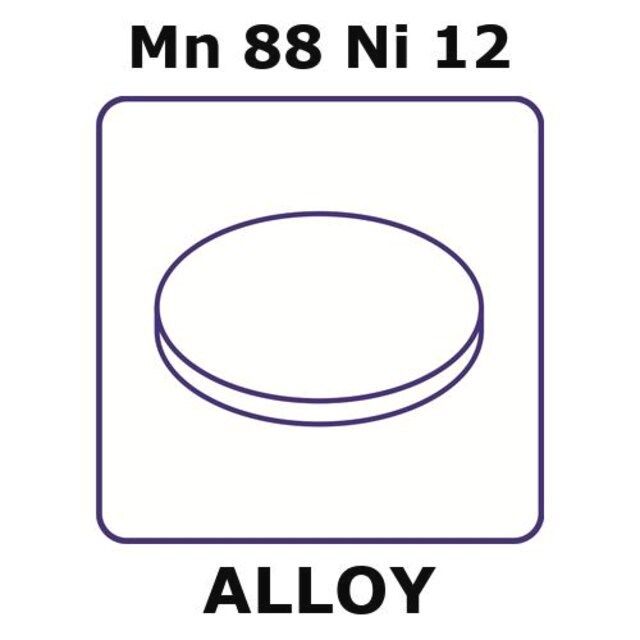 Manganese-nickel alloy, Mn88Ni12