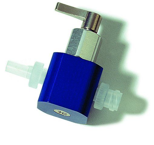 Minature Two-Way Inlet Valve with male and female connectors