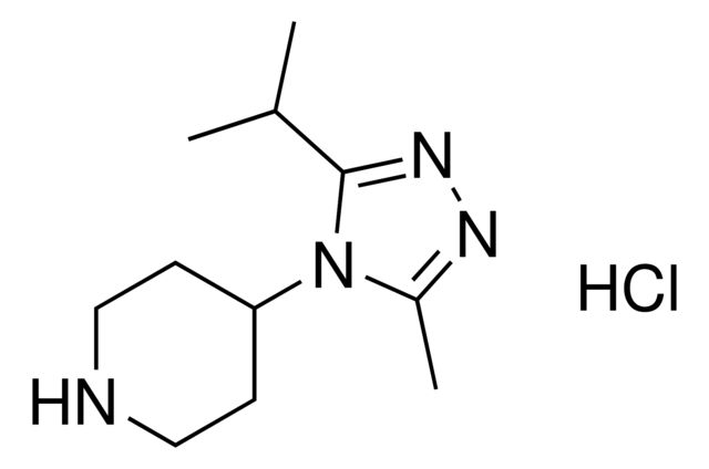 4-(3-Isopropyl-5-methyl-4H-1,2,4-triazol-4-yl)piperidine hydrochloride