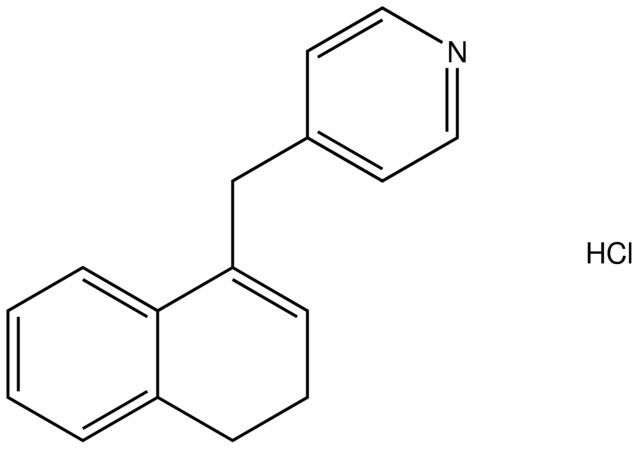 4-(3,4-dihydro-1-naphthalenylmethyl)pyridine hydrochloride