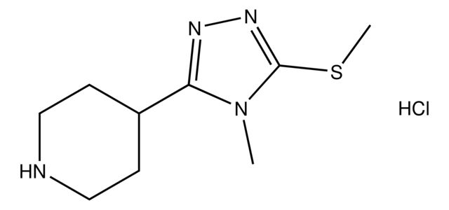 4-(4-Methyl-5-(methylthio)-4H-1,2,4-triazol-3-yl)piperidine hydrochloride