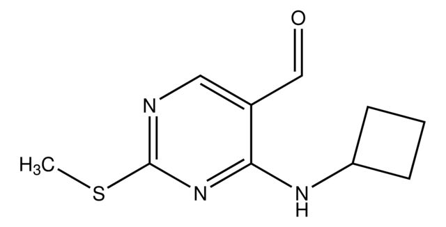 4-(Cyclobutylamino)-2-(methylsulfanyl)-5-pyrimidinecarbaldehyde