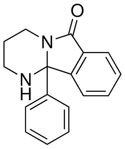 1,2,3,4,6,10B-HEXAHYDRO-10B-PHENYLPYRIMIDO(2,1-A)ISOINDOL-6-ONE