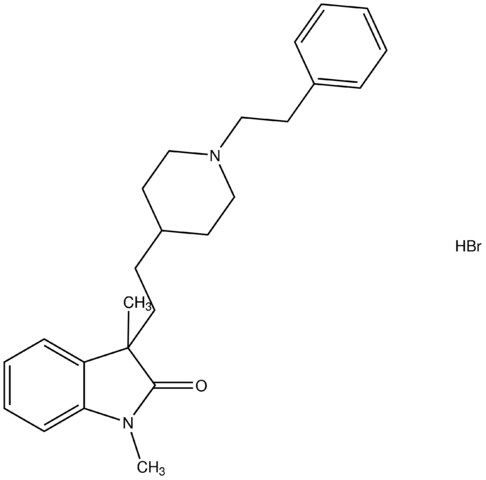 1,3-dimethyl-3-{2-[1-(2-phenylethyl)-4-piperidinyl]ethyl}-1,3-dihydro-2H-indol-2-one hydrobromide