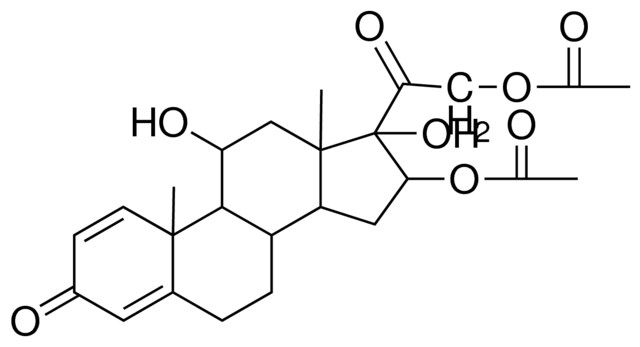 16-(acetyloxy)-11,17-dihydroxy-3,20-dioxopregna-1,4-dien-21-yl acetate