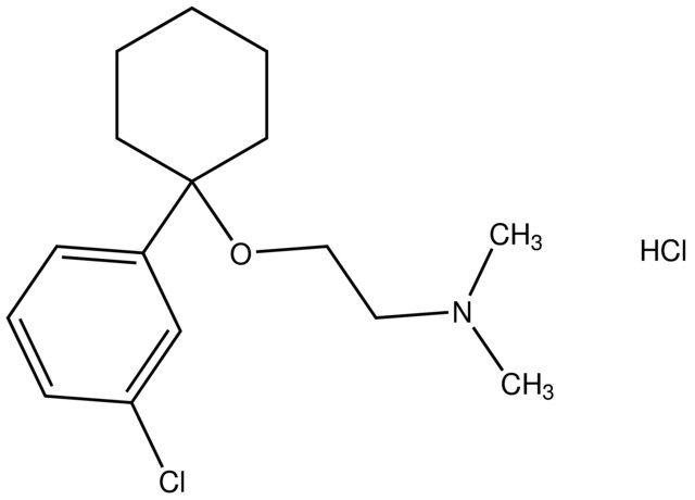 2-{[1-(3-chlorophenyl)cyclohexyl]oxy}-N,N-dimethylethanamine hydrochloride