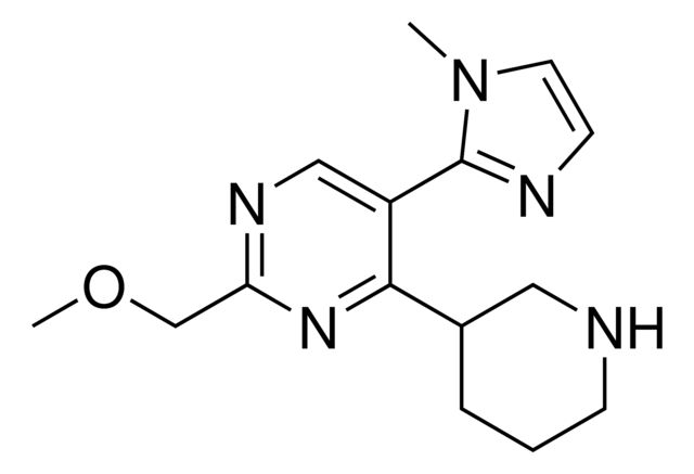 2-(Methoxymethyl)-5-(1-methyl-1H-imidazol-2-yl)-4-(3-piperidinyl)pyrimidine