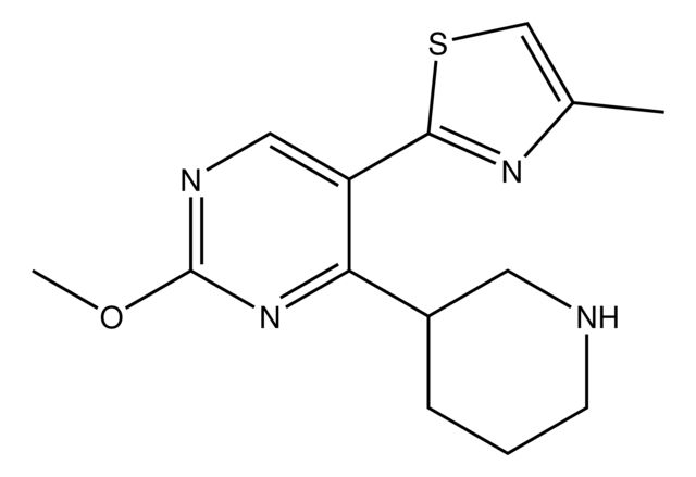 2-Methoxy-5-(4-methyl-1,3-thiazol-2-yl)-4-(3-piperidinyl)pyrimidine