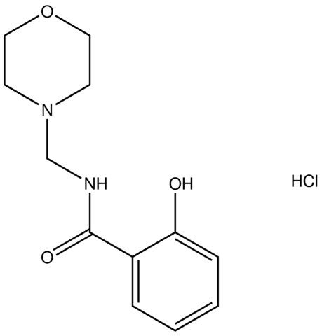 2-hydroxy-N-(4-morpholinylmethyl)benzamide hydrochloride