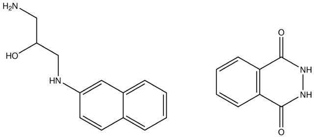 2,3-dihydro-1,4-phthalazinedione compound with 1-amino-3-(2-naphthylamino)-2-propanol