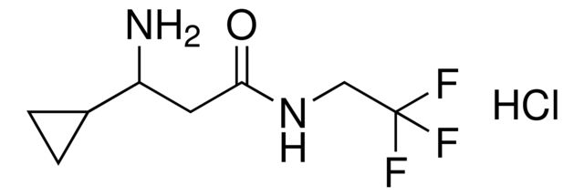 3-Amino-3-cyclopropyl-N-(2,2,2-trifluoroethyl)propanamide hydrochloride