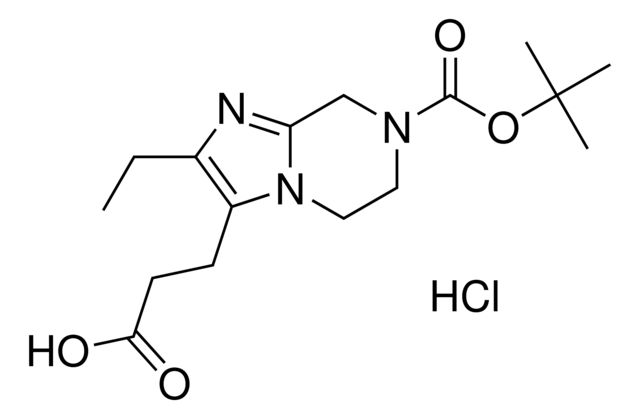 3-(7-(<i>tert</i>-Butoxycarbonyl)-2-ethyl-5,6,7,8-tetrahydroimidazo[1,2-a]pyrazin-3-yl)propanoic acid hydrochloride