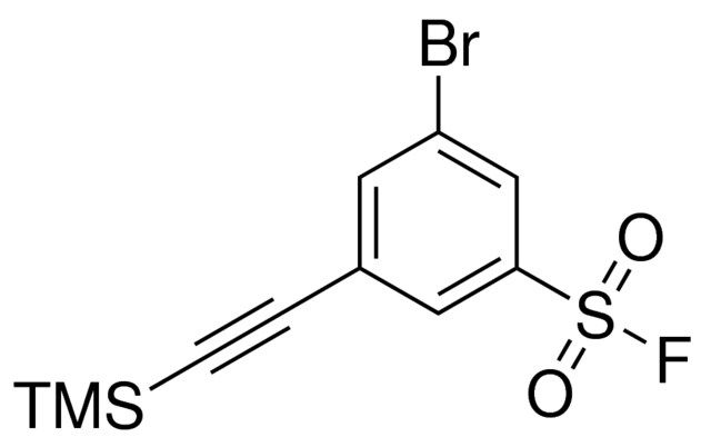 3-Bromo-5-((trimethylsilyl)ethynyl)benzenesulfonyl fluoride