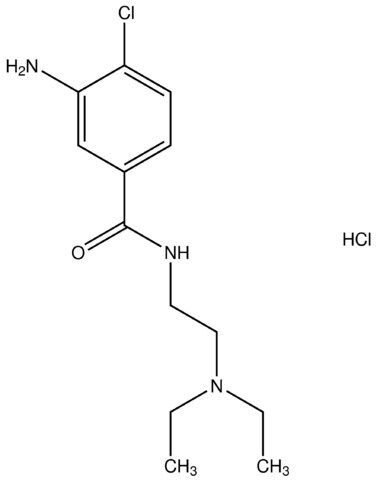 3-amino-4-chloro-N-[2-(diethylamino)ethyl]benzamide hydrochloride