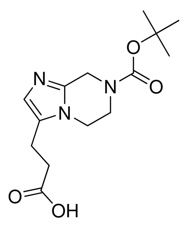 3-(7-(<i>tert</i>-Butoxycarbonyl)-5,6,7,8-tetrahydroimidazo[1,2-<i>a</i>]pyrazin-3-yl)propanoic acid