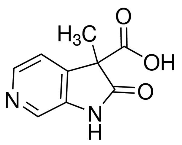 3-Methyl-2-oxo-2,3-dihydro-1<i>H</i>-pyrrolo[2,3-<i>c</i>]pyridine-3-carboxylic acid