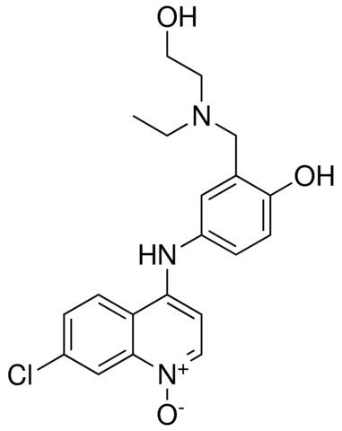 4-[(7-chloro-1-oxido-4-quinolinyl)amino]-2-{[ethyl(2-hydroxyethyl)amino]methyl}phenol