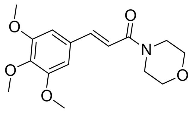 4-[(2E)-3-(3,4,5-trimethoxyphenyl)-2-propenoyl]morpholine