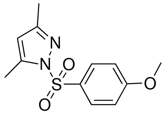 4-[(3,5-dimethyl-1H-pyrazol-1-yl)sulfonyl]phenyl methyl ether