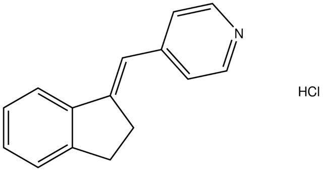 4-[(E)-2,3-dihydro-1H-inden-1-ylidenemethyl]pyridine hydrochloride