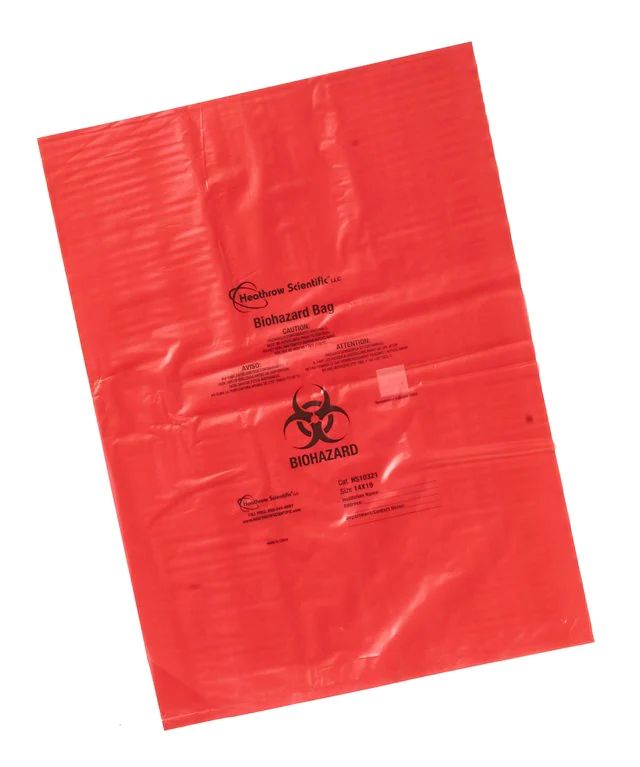 Biohazard disposal bags