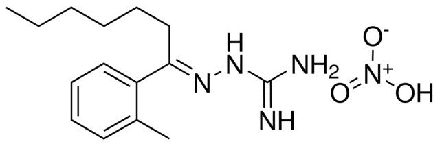 1-(ALPHA-HEXYL-2-METHYLBENZYLIDENEAMINO)GUANIDINE NITRATE