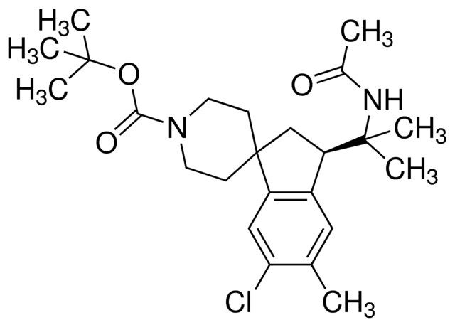 <i>tert</i>-Butyl (<i>R</i>)-3-(2-acetamidopropan-2-yl)-6-chloro-5-methyl-2,3-dihydrospiro[indene-1,4-piperidine]-1-carboxylate