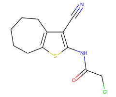 2-Chloro-N-(3-cyano-5,6,7,8-tetrahydro-4H-cyclohepta[b]thiophen-2-yl)-acetamide