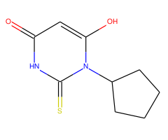 1-Cyclopentyl-6-hydroxy-2-thioxo-2,3-dihydro-1H-pyrimidin-4-one