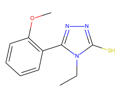 4-ethyl-5-(2-methoxyphenyl)-4H-1,2,4-triazole-3-thiol