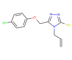 4-allyl-5-[(4-chlorophenoxy)methyl]-4H-1,2,4-triazole-3-thiol