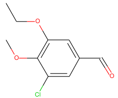 3-chloro-5-ethoxy-4-methoxybenzaldehyde