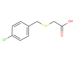 [(4-chlorobenzyl)thio]acetic acid