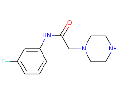 N-(3-fluorophenyl)-2-piperazin-1-ylacetamide