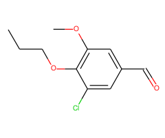 3-chloro-5-methoxy-4-propoxybenzaldehyde