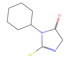 3-cyclohexyl-2-mercapto-3,5-dihydro-4H-imidazol-4-one