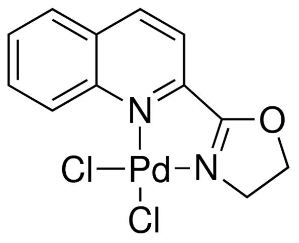 Dichloro[2-(4,5-dihydro-2-oxazolyl)quinoline]palladium(II)