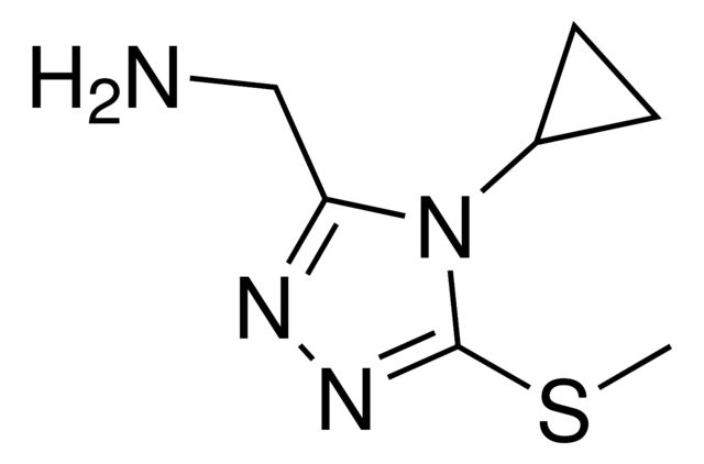 [4-Cyclopropyl-5-(methylsulfanyl)-4H-1,2,4-triazol-3-yl]methanamine