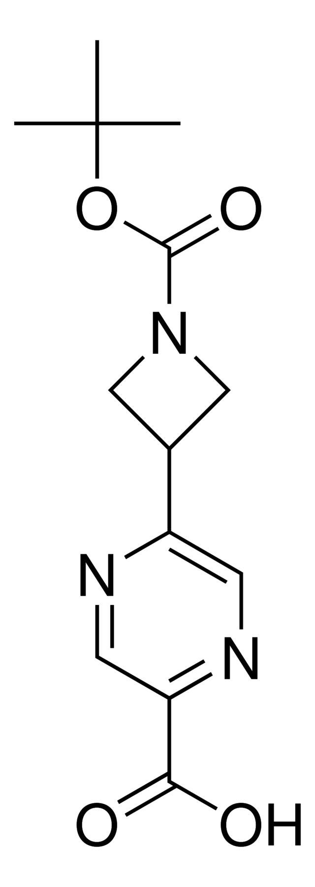 5-(1-(<i>tert</i>-Butoxycarbonyl)azetidin-3-yl)pyrazine-2-carboxylic acid