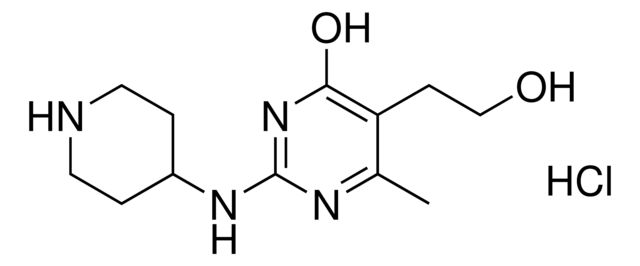 5-(2-Hydroxyethyl)-6-methyl-2-(piperidin-4-ylamino)pyrimidin-4-ol hydrochloride