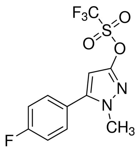 5-(4-Fluorophenyl)-1-methyl-1<i>H</i>-pyrazol-3-yl trifluoromethanesulfonate