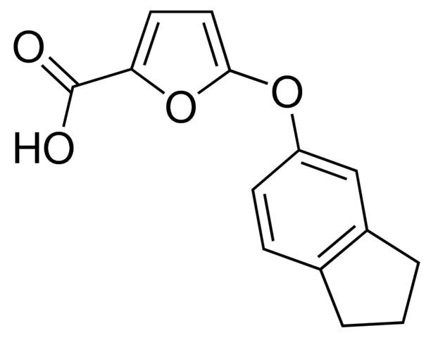 5-(2,3-Dihydro-1<i>H</i>-inden-5-yloxy)-2-furoic acid