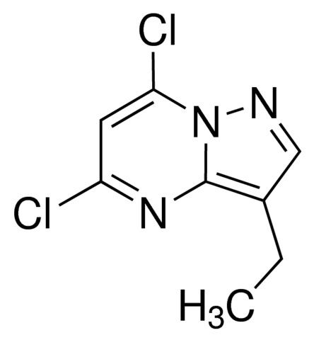 5,7-Dichloro-3-ethylpyrazolo[1,5-<i>a</i>]pyrimidine