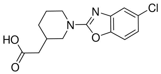 [1-(5-Chloro-1,3-benzoxazol-2-yl)-3-piperidinyl]acetic acid