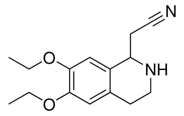 (6,7-Diethoxy-1,2,3,4-tetrahydro-1-isoquinolinyl)acetonitrile